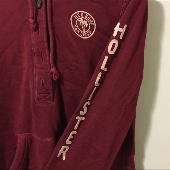 Burgundy Hollister Sweater - Picture 2 of 2