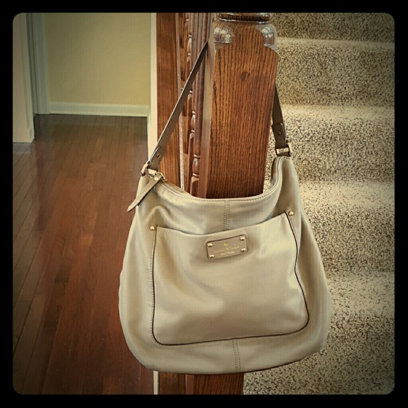 kate spade Bags Kate Spade Leather Tan Beige Handbag Purse Poshmark