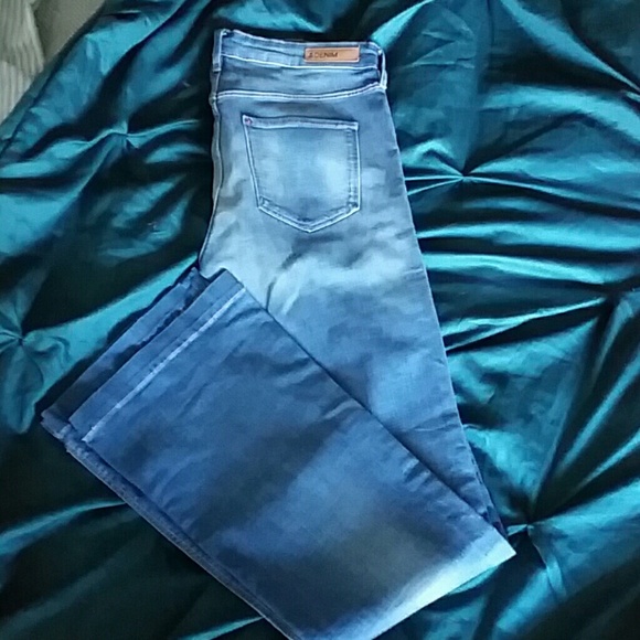 H&m denim high waisted, flare jeans