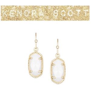 Kendra Scott Earrings 1/2 off! Gold and white 💎