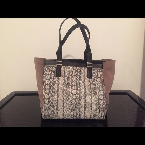 vince camuto snakeskin luggage