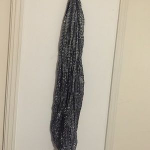 Charming Charlie Metallic Infinity Scarf