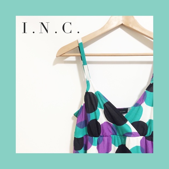 I.N.C. International Concepts polka dot top