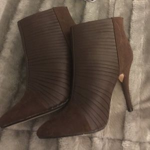Brown booties