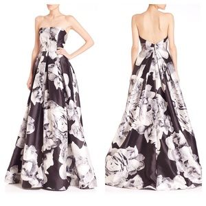 🚩SOLD🚩ML Monique Lhuillier strapless gown sz 8