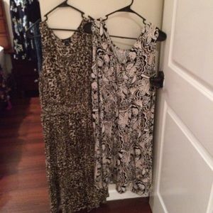 Pair of 2 Ladies Plus Size 18 Dresses