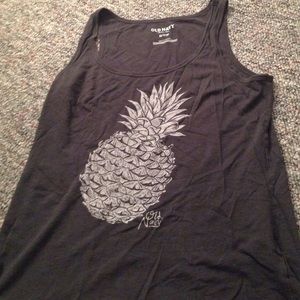 old navy pineapple tank top