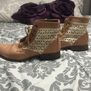 Route 66 Lace Detail Ankle Boot Size 11