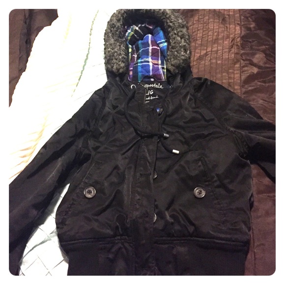 Aeropostale bomber style hooded coat ❗️❗️SALE