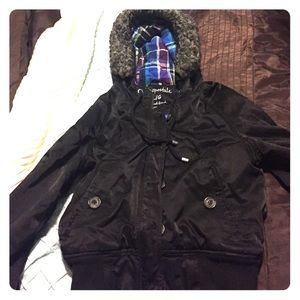 Aeropostale bomber style hooded coat ❗️❗️SALE