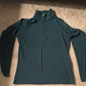Lucy Forest Green 1/4 Pullover.