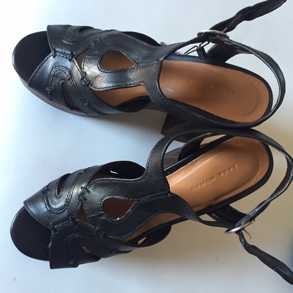Zara platform leather sandals - Picture 4 of 4