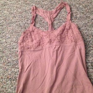 racer back tank top worn once