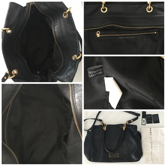 MARC BY MARC JACOBS LEATHER LARGE TOTE - Picture 2 of 4