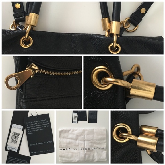 MARC BY MARC JACOBS LEATHER LARGE TOTE - Picture 3 of 4