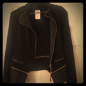 Windsor cute black jacket with gold trim