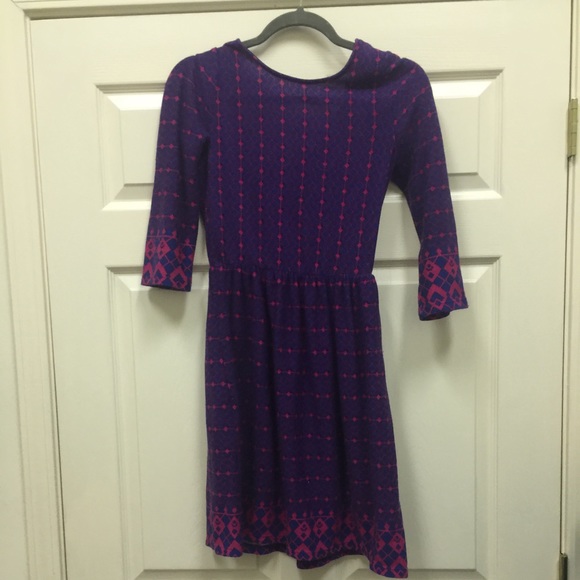 Blue and pink dress - Picture 1 of 2