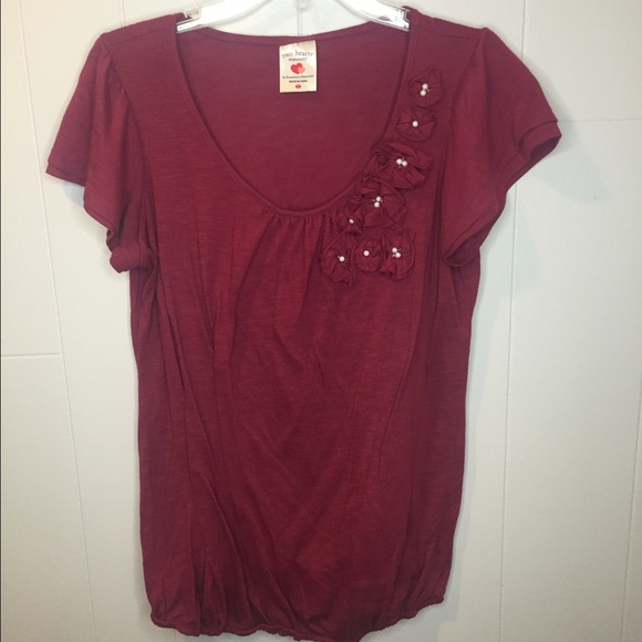 Maternity Dress shirt. Two Hearts Maternity