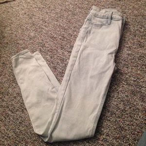 light blue hollister skinny jeans size 0 regular