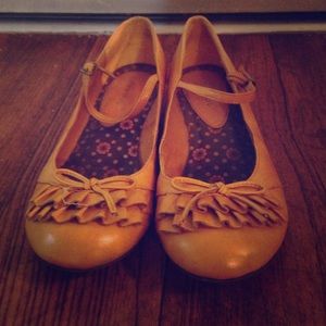 Yellow Mary Janes