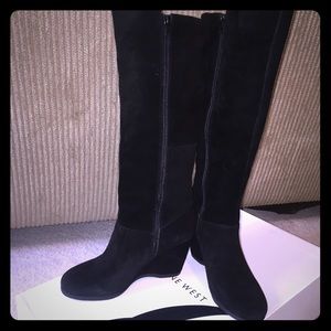 Nine West wedge boots