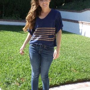 Cozy Blue Cropped Shirt