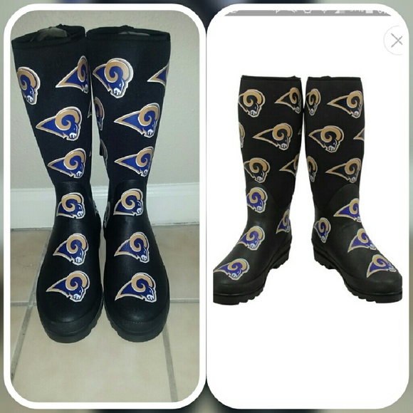 "NEW NFL LA RAMS RAIN BOOTS"