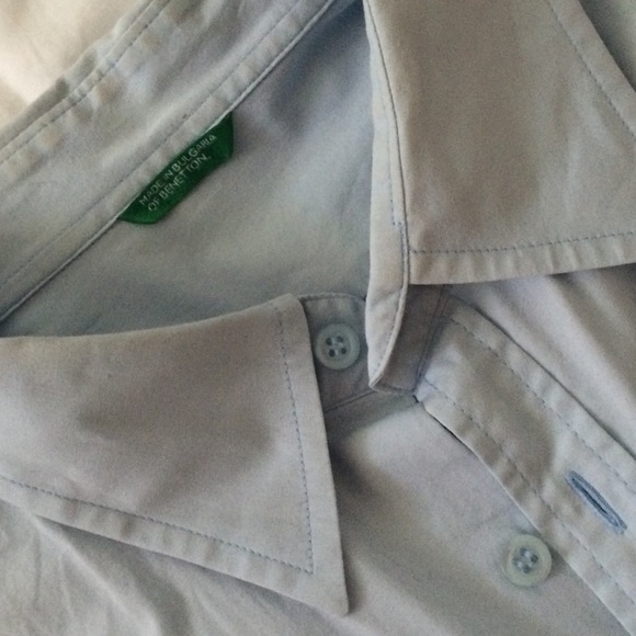 Men's light blue dress shirt