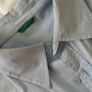 Men's light blue dress shirt
