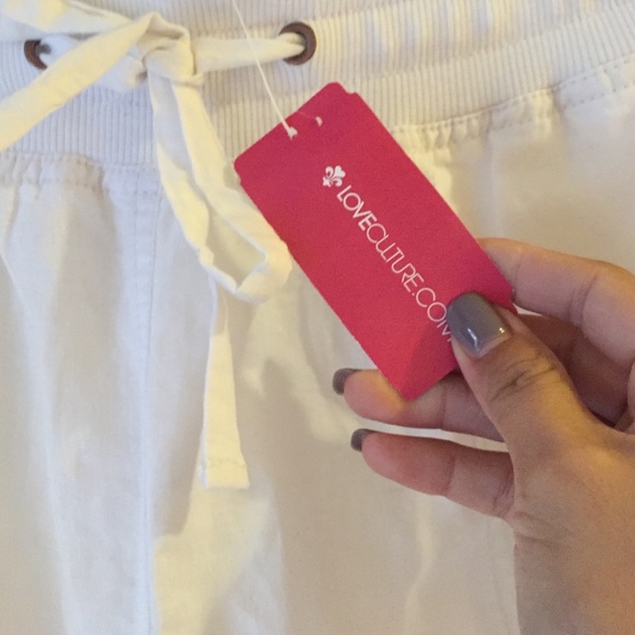 New w/ Tags! White Coverup Pants for the water - Picture 3 of 4