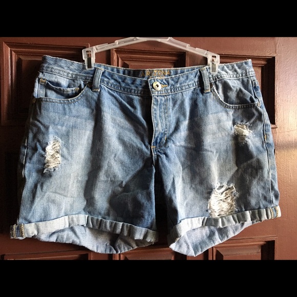 Women's Arizona Jeans Co. Distressed Jean Shorts