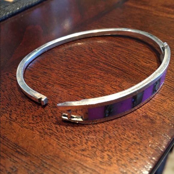 👑2 x $20👑 Vintage Alpaca Silver Bangle Bracelet - Picture 2 of 4