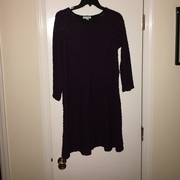 Purple lace dress