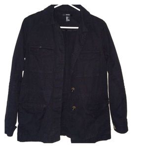 Black military style jacket