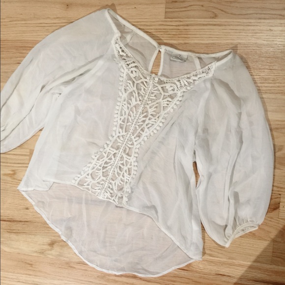 Sheer boho blouse