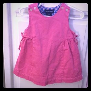 12 month baby girl pink Ralph Lauren dress