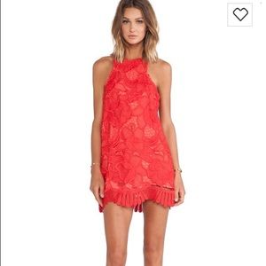 Lovers + Friends Caspian Shift Dress in Coral