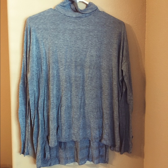 SILENCE+NOISE GREY TURTLENECK