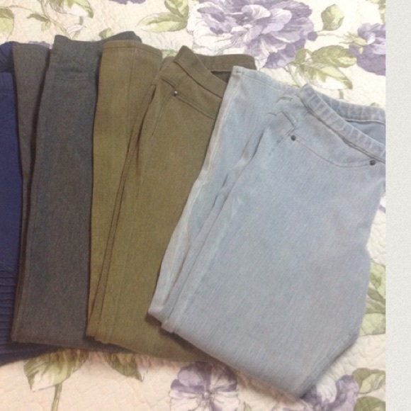 Bundle of three pairs jeggings in good condition