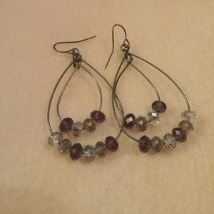 Double hoop earrings (Handmade)