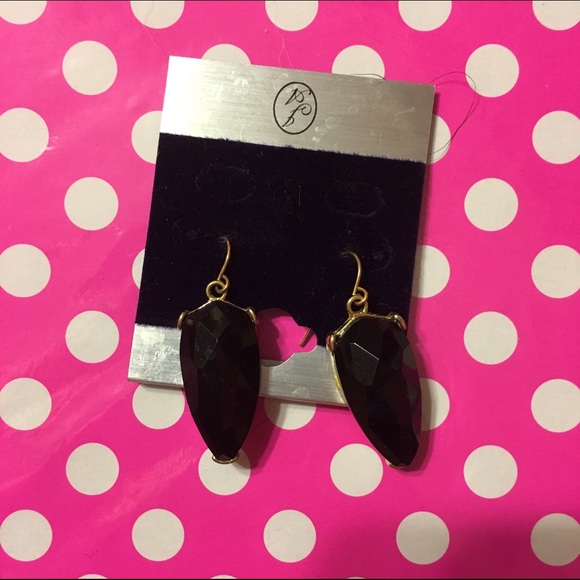 Black Kendra Scott Inspired Earrings