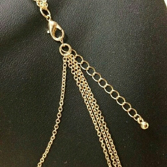 Layered Arrows&Angel Wings Necklace - Picture 4 of 4