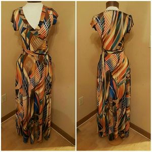 Multicolor maxi dress