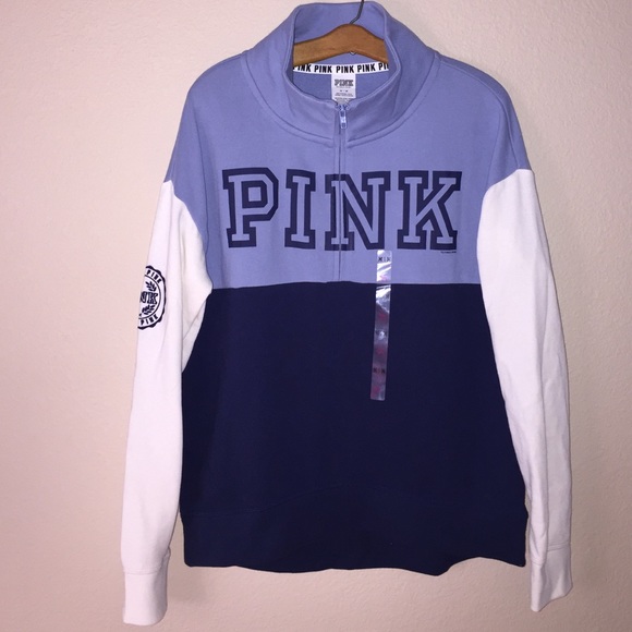 PINK Half-Zip Sweatshirt - Picture 2 of 4