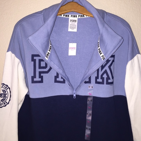 PINK Half-Zip Sweatshirt - Picture 3 of 4