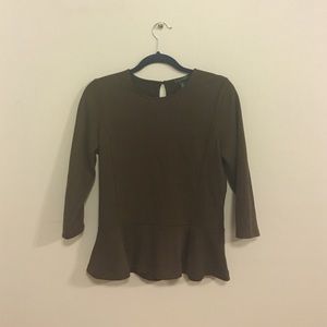 Ralph Lauren Peplum Shirt