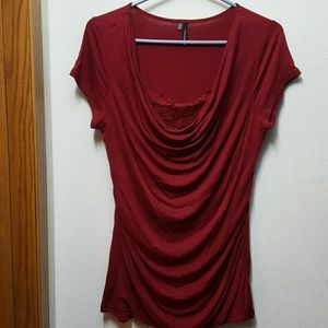 Maurices burgundy dress top
