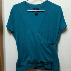 New York & Company teal top