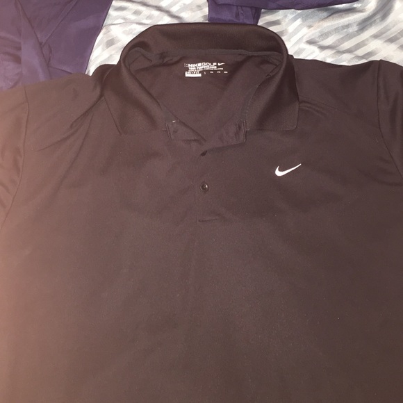 Nike golf dry fit black polio xxl