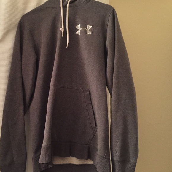 Large grey Under Armour hooded sweatshirt SZ L